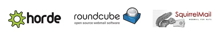 Gestion d'e-mails avec les clients Horde, Roundcube et SquirrelMail